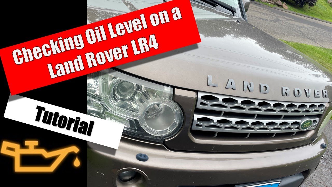Как проверить уровень масла в Land Rover LR4