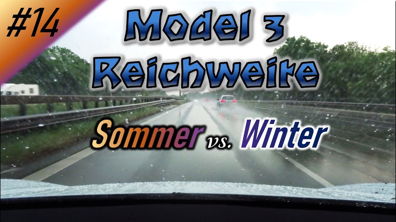 #14 Reise-Reichweite mit 150km/h, Sommer vs. Winter | Tesla Model 3 Long Range (2021)