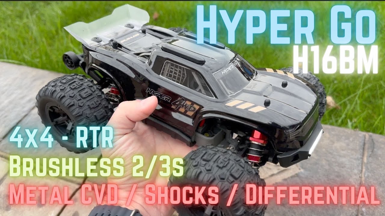 Радиоуправляемая машина MJX HYPER GO H16BM 1:16 4x4 Внедорожник-грузовик, бестселлер