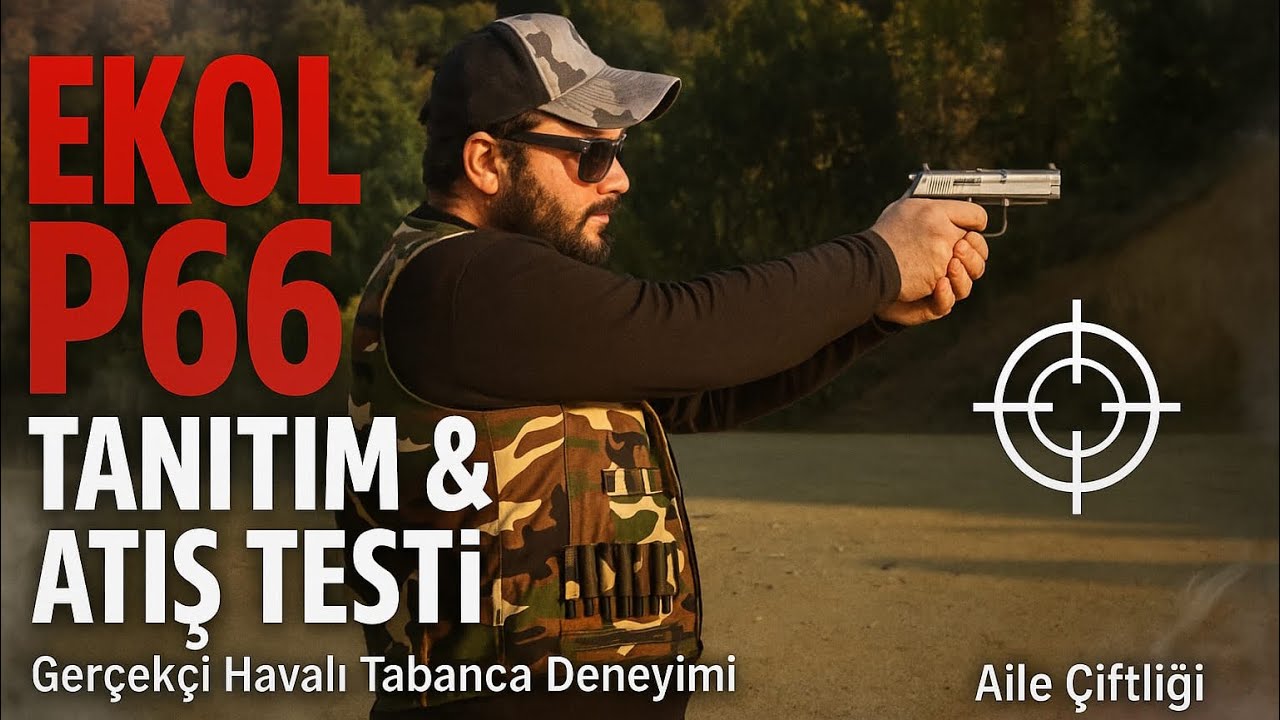 EKOL P66 HAVALI TABANCA İNCELEME VE ATIŞ