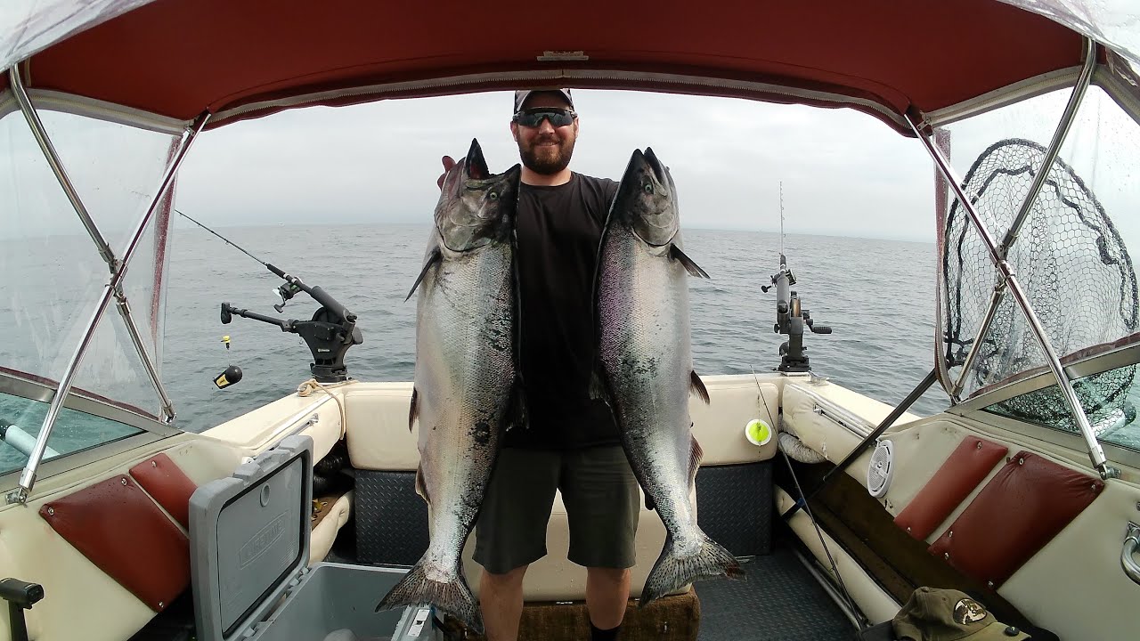 Late June King Salmon on Spoons- Lake Ontario (Oswego, NY)