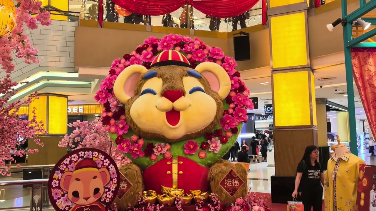 Sunway Pyramid Chinese New Year Deco 2026 taken with vivo x300 pro