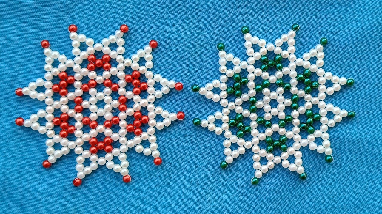 Beaded Rangoli Design | How to make Beads Table Mat | DIY Bead Craft | Handmade|Home Decoration idea