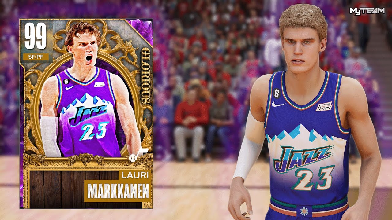 Dark Matter Lauri Markkanen Is INSANE In NBA 2k23 My team....