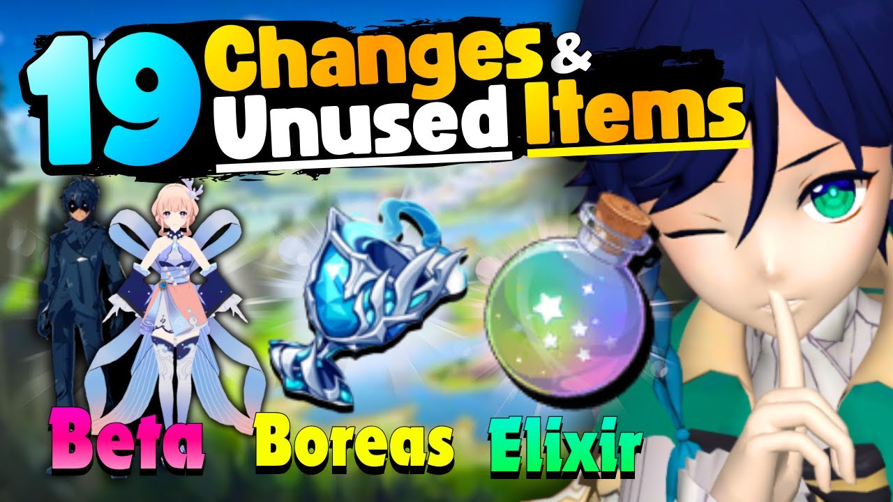 19 Changes & Unused Items in Genshin Impact