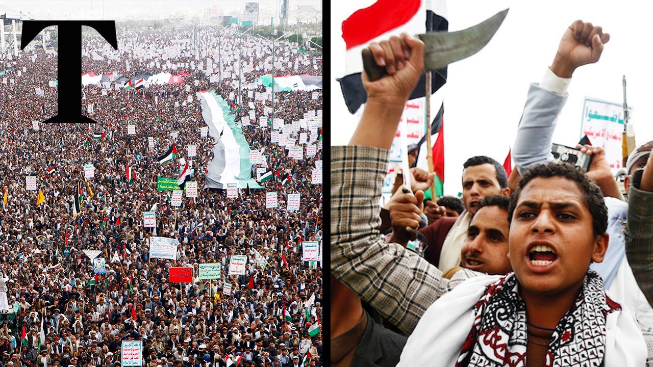 Thousands of Houthis celebrate Red Sea attacks in Yemen