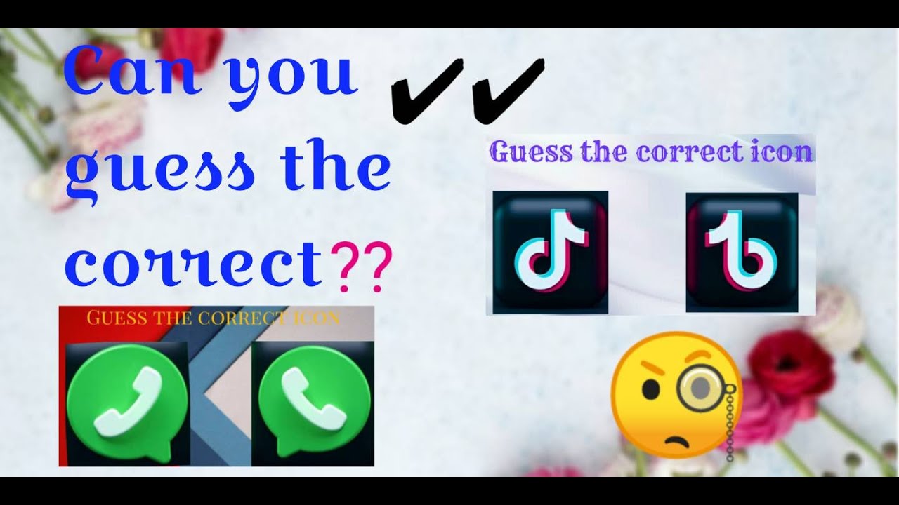 Can you Guess the correct icon   Challenge