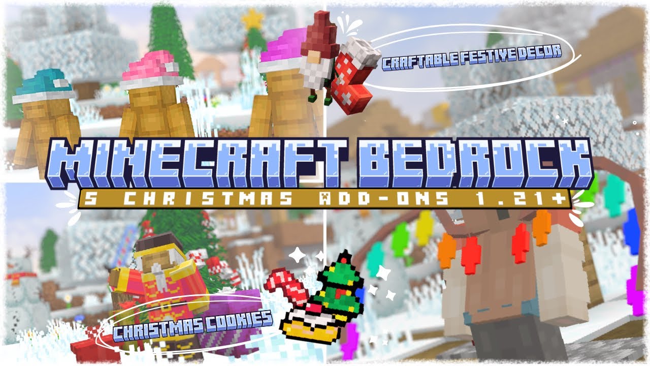 5 CHRISTMAS Addons Minecraft PE/BE 1.21+ 🎄🎁