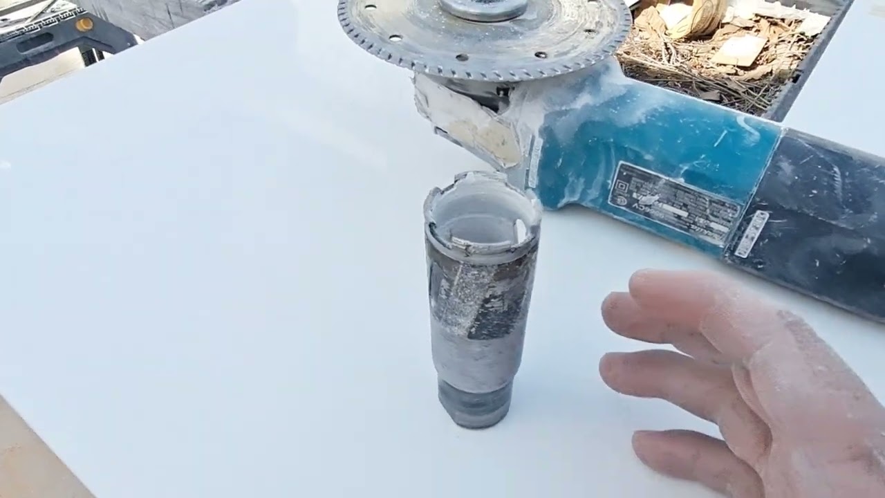 Como Perforar /Quarzo Granito Piedra O Marmol /Para Instalar Llaves En Sink De Baño .