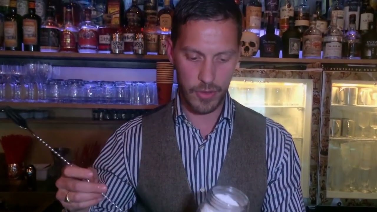 Quentin Beurgaud from Little Barrel Geneva  ​ Lavander Daiquiri