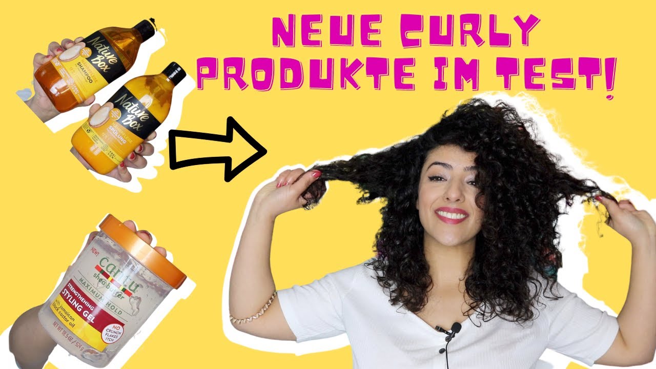 Ich teste neue Curly Produkte aus😍! First Impression+LIVE TEST (CANTU, NATURE BOX, FRUCTIS...)