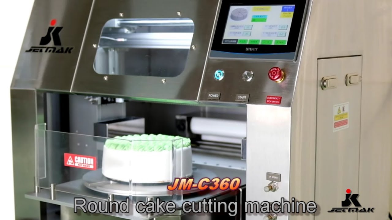 JETMAK捷盟機械-Round Cake Cutting Machine/圓形蛋糕切塊機/切蛋糕機/JM-C360