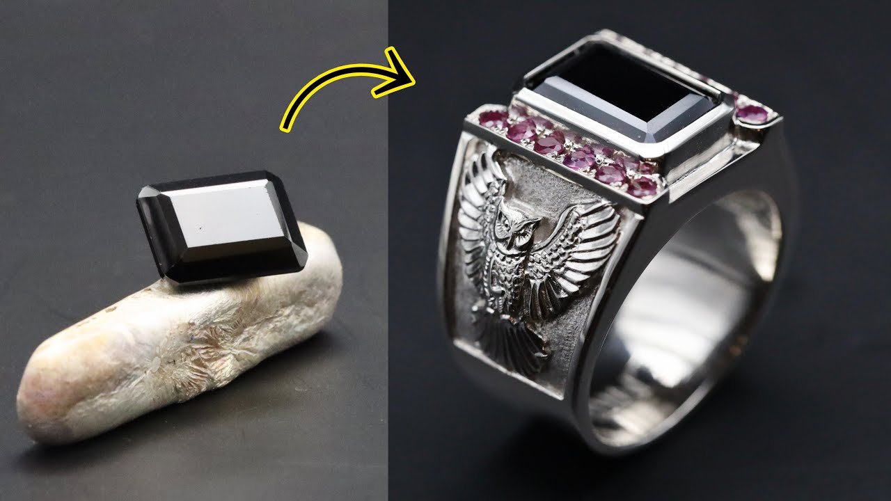 Custom palladium ring for men - how to make palladium jewelry