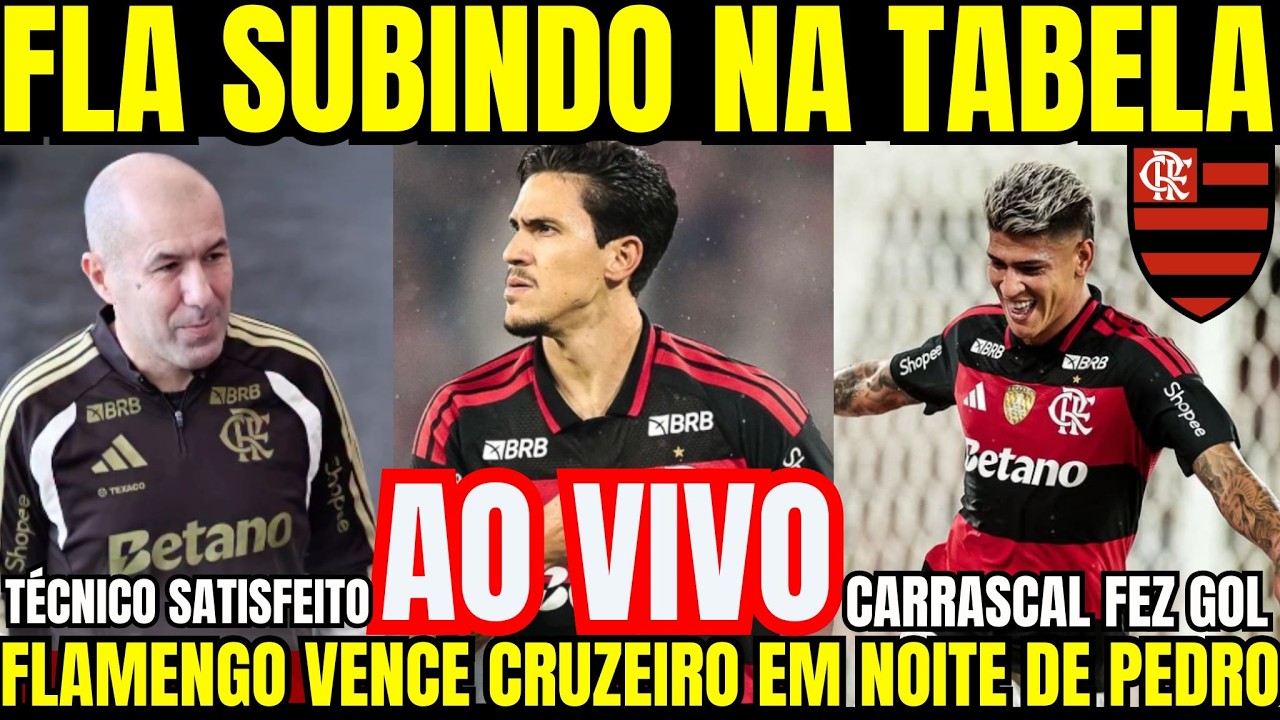 🔴 NOTÍCIAS DO FLAMENGO I MENGÃO ESPANTA A CRISE COM VITÓRIA SOBRE O CRUZEIRO E SOBE NA TABELA