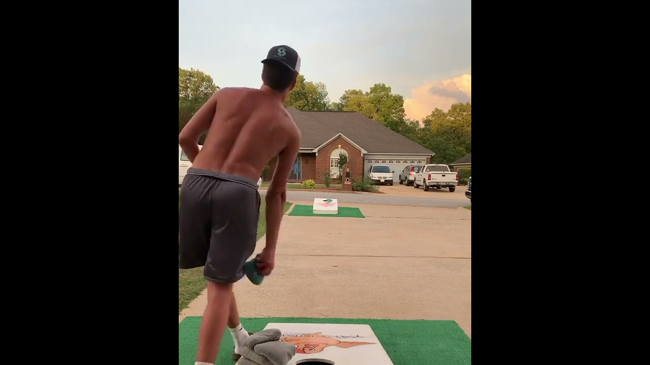 4 Bagger With a Airmail Drag #cornhole #acl #americancornholeleague