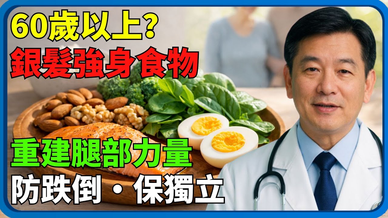 60歲後必吃！這些強腿食物重建腿力、防跌倒、保持獨立生活