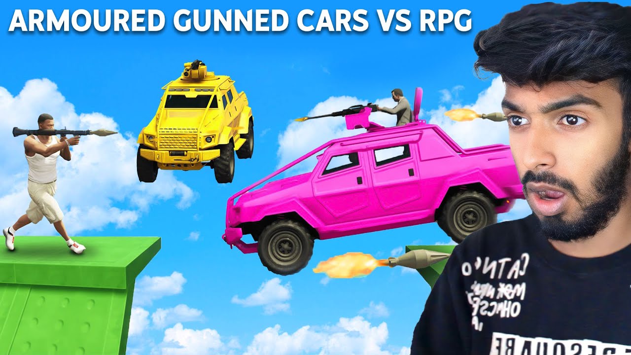 Armoured Gunned Cars VS RPG | GTA 5 Tamil - Black FOX