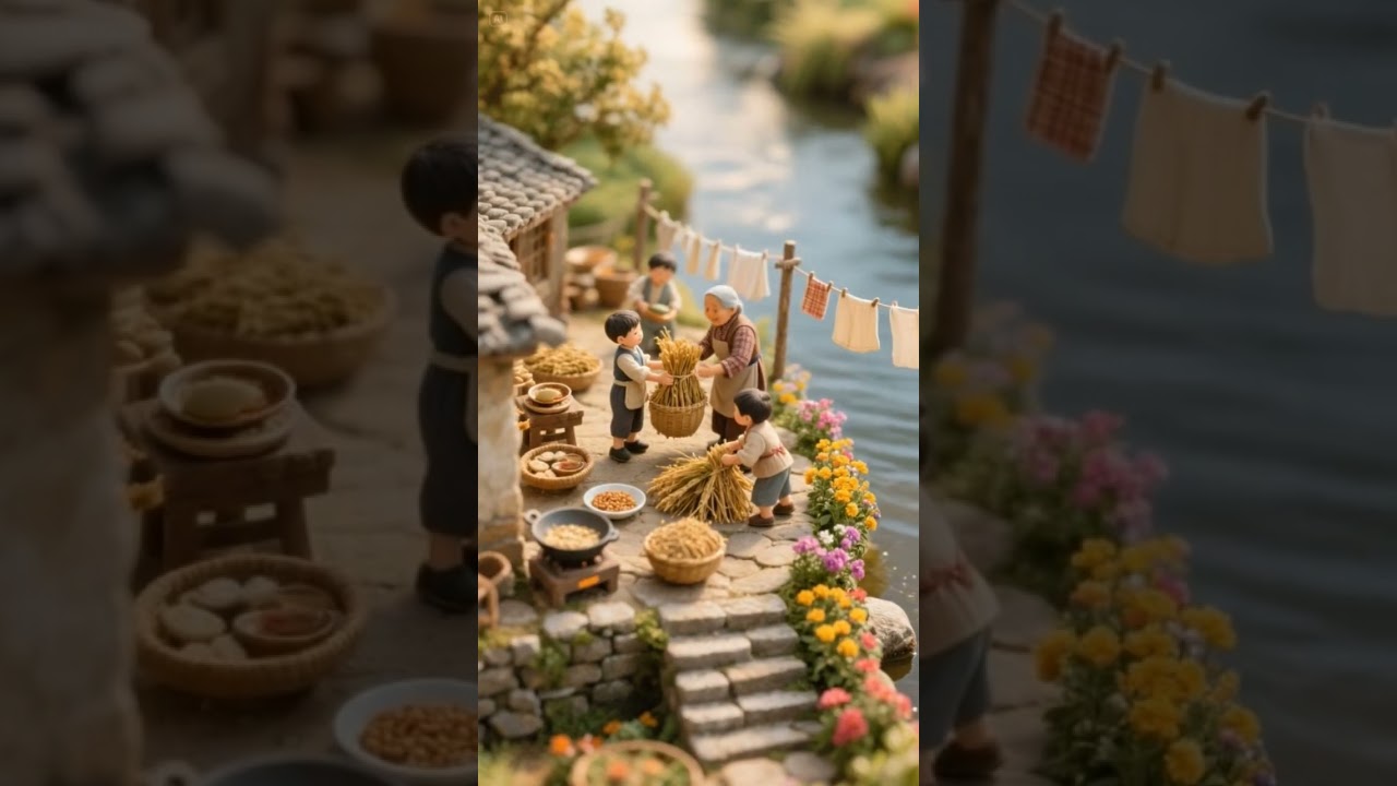 Rural nostalgia in the tiniest form #vintage #cozy #miniatures