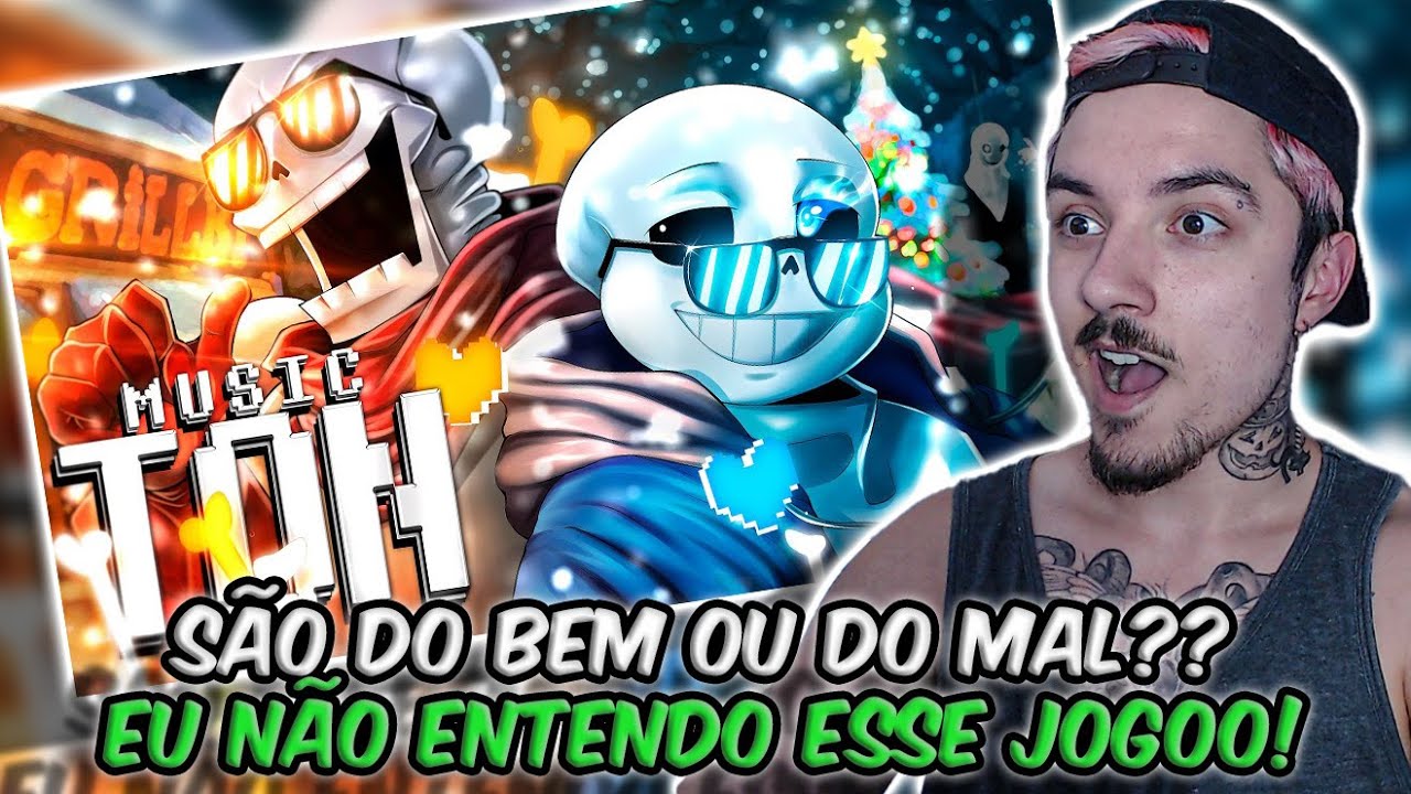 (MUITO BOM!!) REAGINDO ao Esquele-Bros | Sans e Papyrus (Undertale) | Papyrus Da Batata | REACT