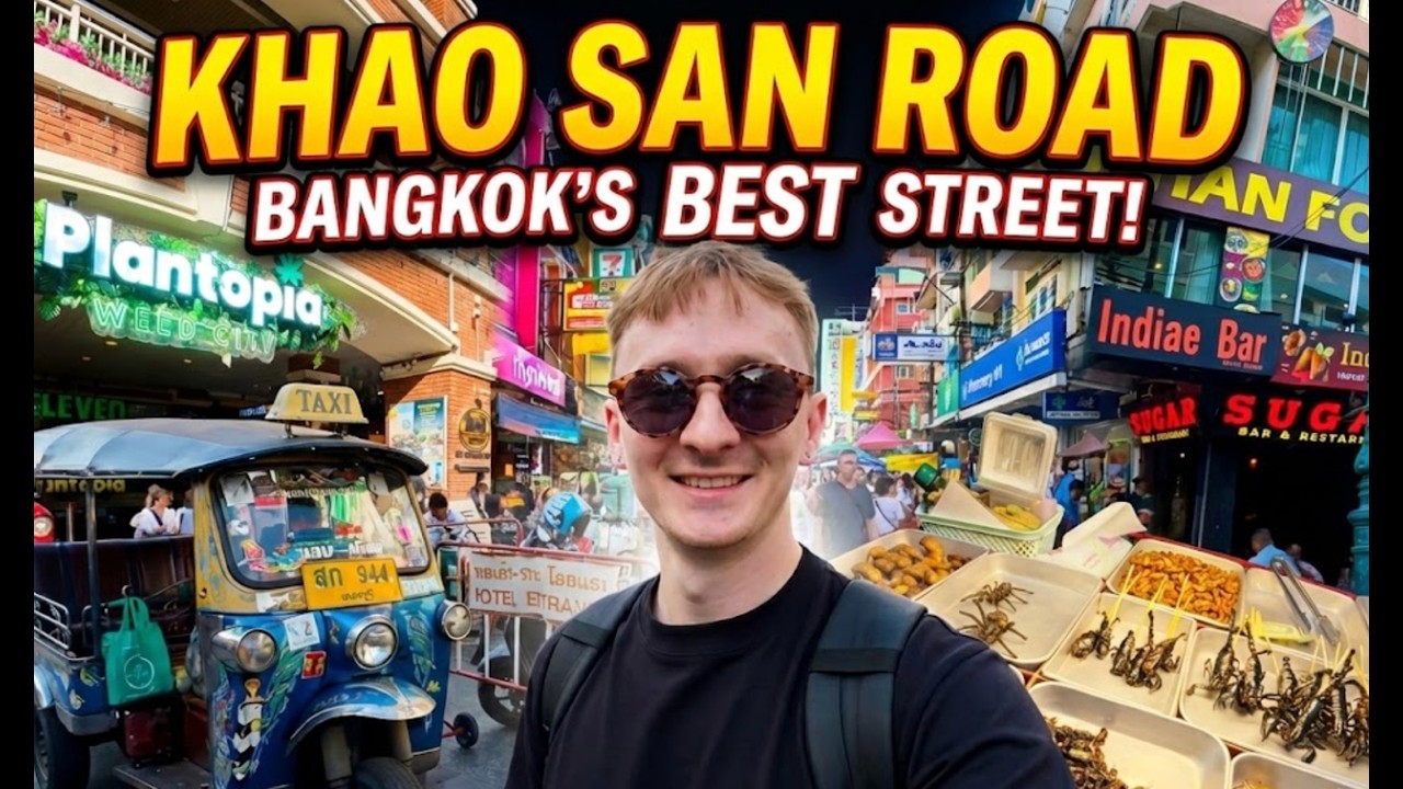 We found Bangkok's best street.. Khao San Road