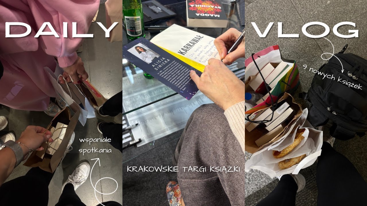 DAILY VLOG | Targi Książki w Krakowie 