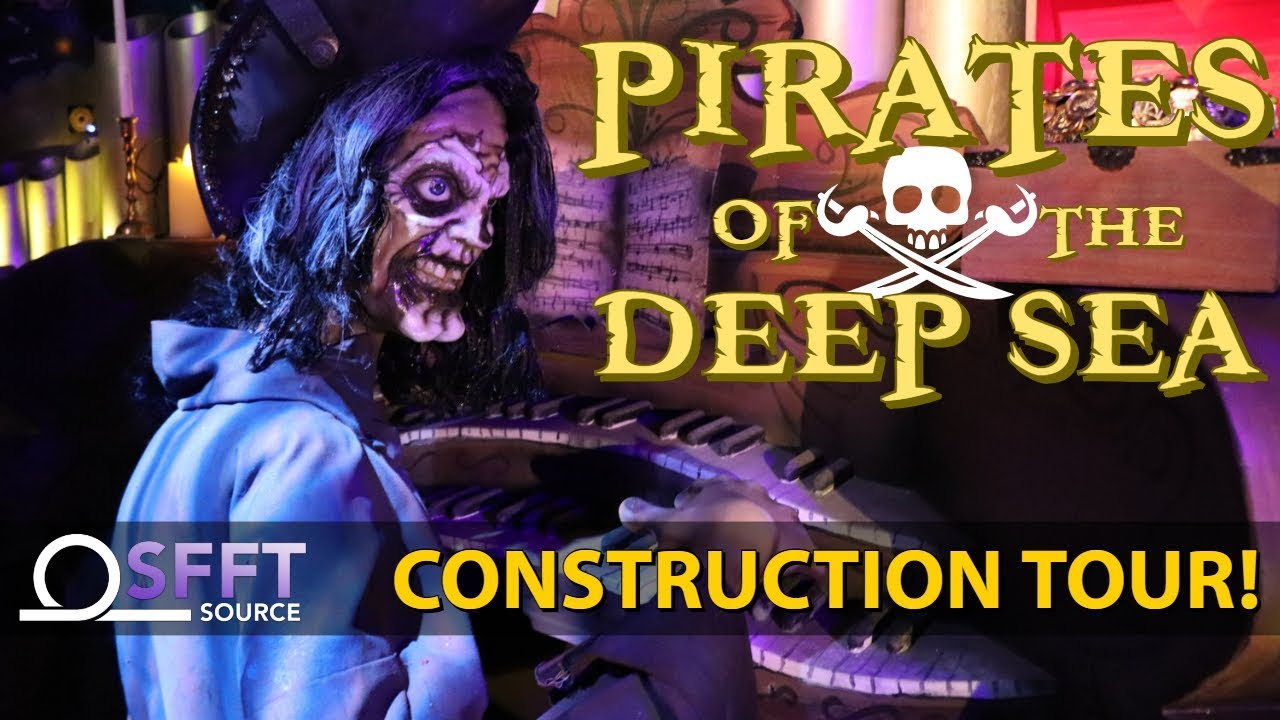 Six Flags Fiesta Texas - Pirates of the Deep Sea Exclusive Construction Tour #2