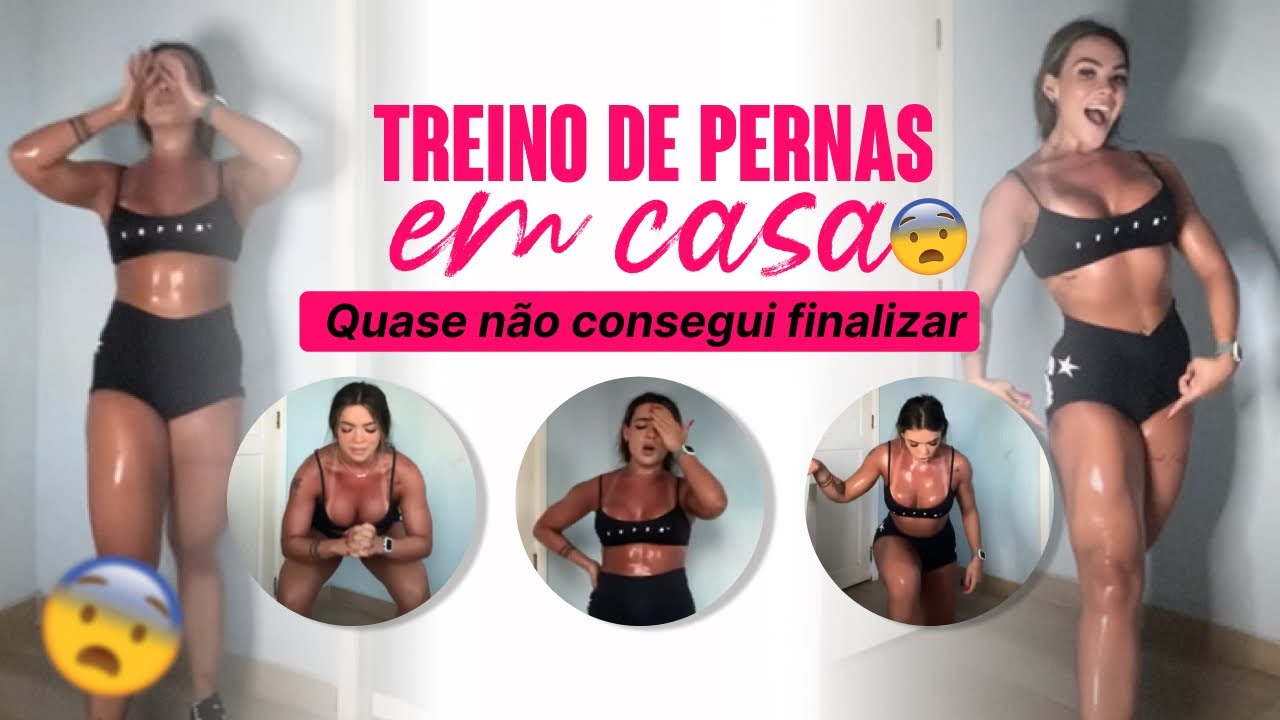 TREINO DE PERNA EM CASA - esse é punk 🔥🔥🔥