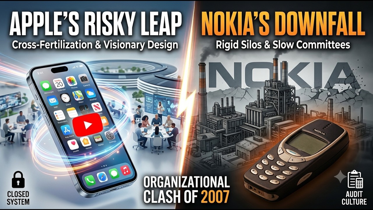 How Apple's Risky Leap Destroyed Nokia (The Battle of 2007) | The $100 Billion Mistake: