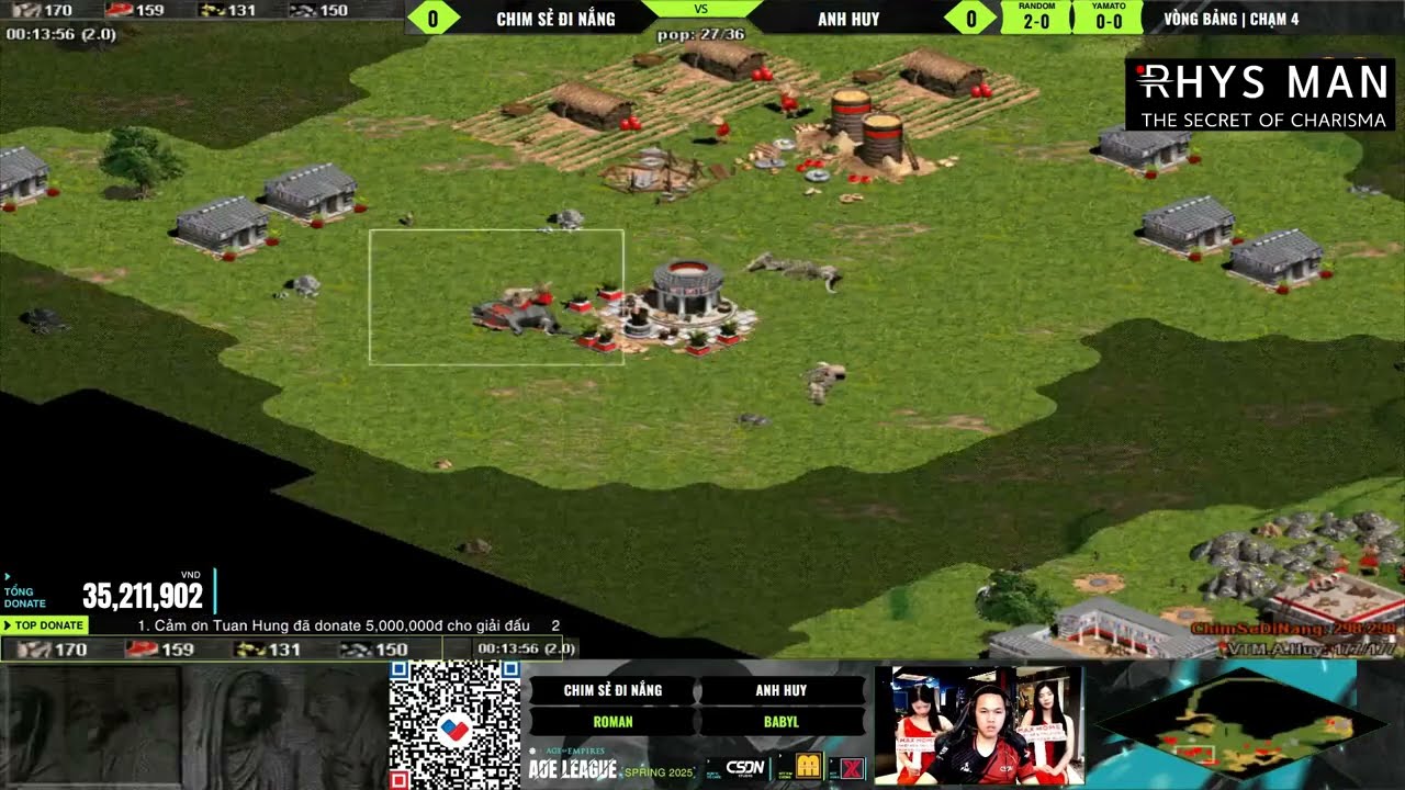Chim Sẻ Đi Nắng vs Huy Sứt | Vòng 5 | AoE League Spring Cup 2025 #aoe #chimsedinang