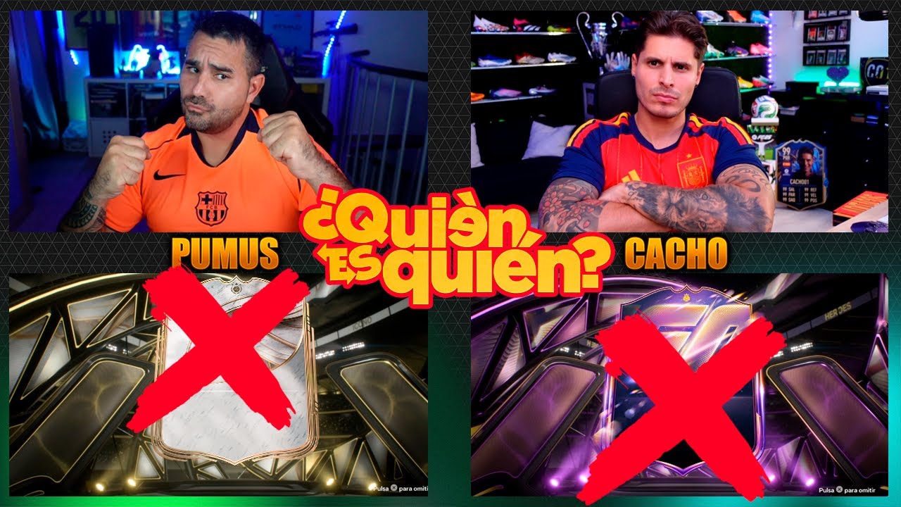 QUIEN ES QUIEN DESCARTANDO ICONOS, H&Eacute;ROES, BOLSAS Y M&Aacute;S LOCURAS VS CACHO !!!