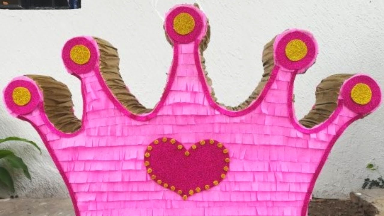 Como hacer una  Piñata de corona