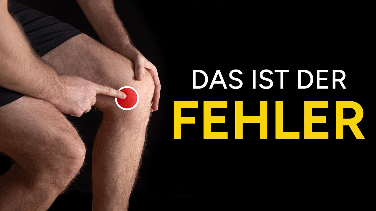 Innere Knieschmerzen? Die meisten machen diesen Fehler