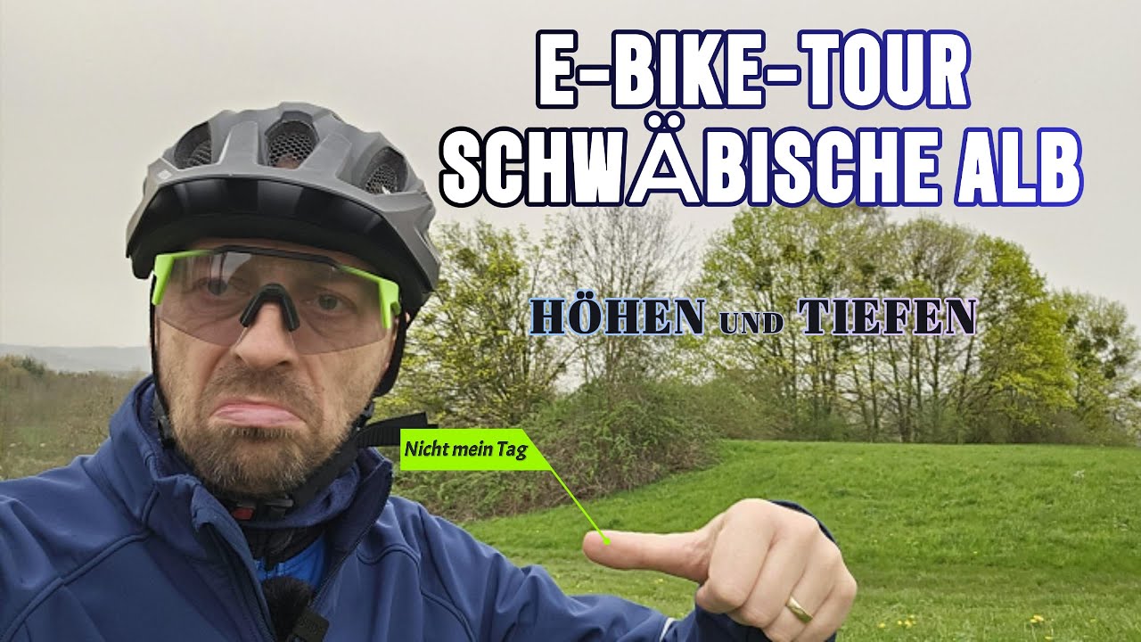 E-Bike-Tour mit Höhen und Tiefen. Lauter- Alb- Lindach Radweg. Schwäbische Alb.