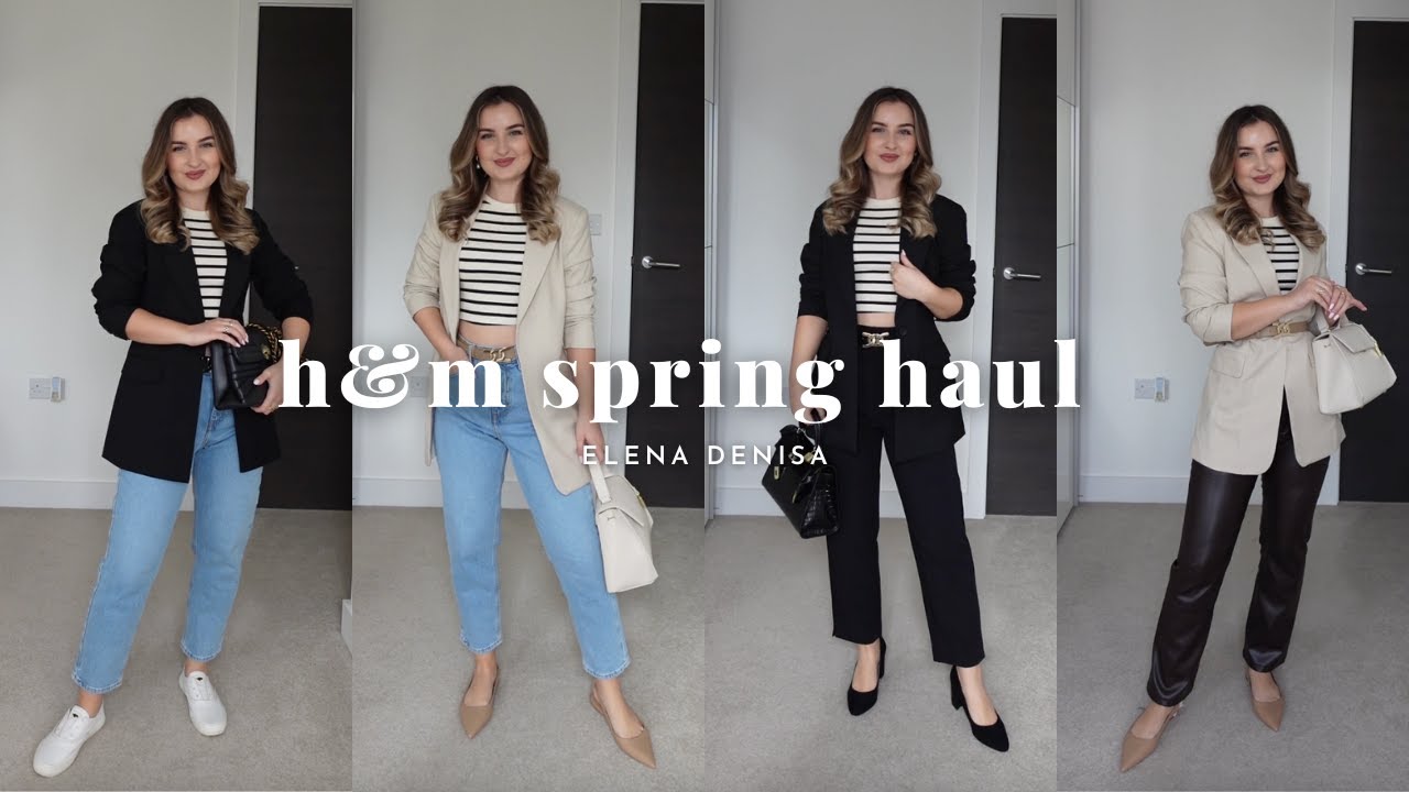 H&M SPRING TRANSITIONAL HAUL | PETITE FASHION | ELENA D.