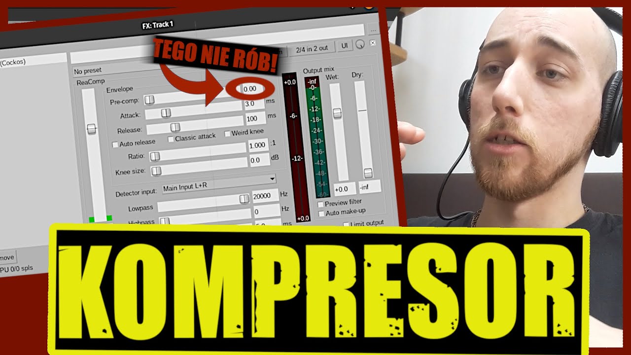JAK USTAWIĆ KOMPRESOR? + Pokazuję moje ustawienia kompresora do rapu/trapu!