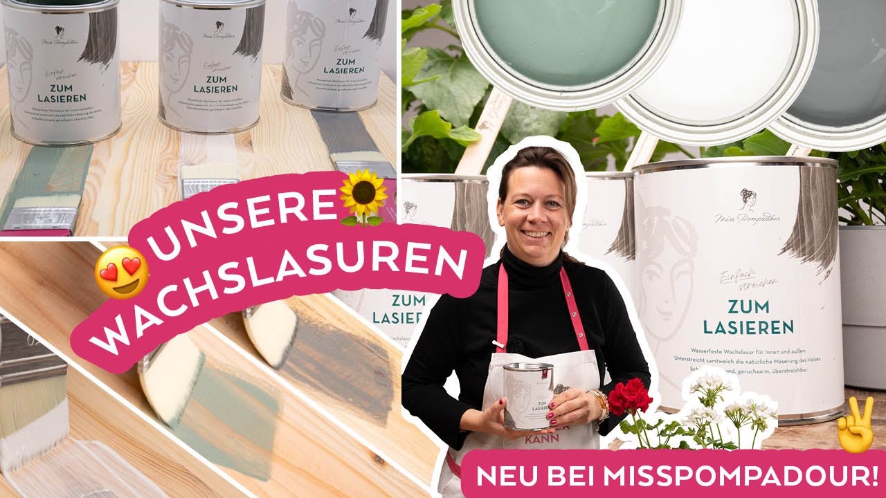 ZUM LASIEREN | Unsere neue wasserfeste Wachslasur f&uuml;r Holz