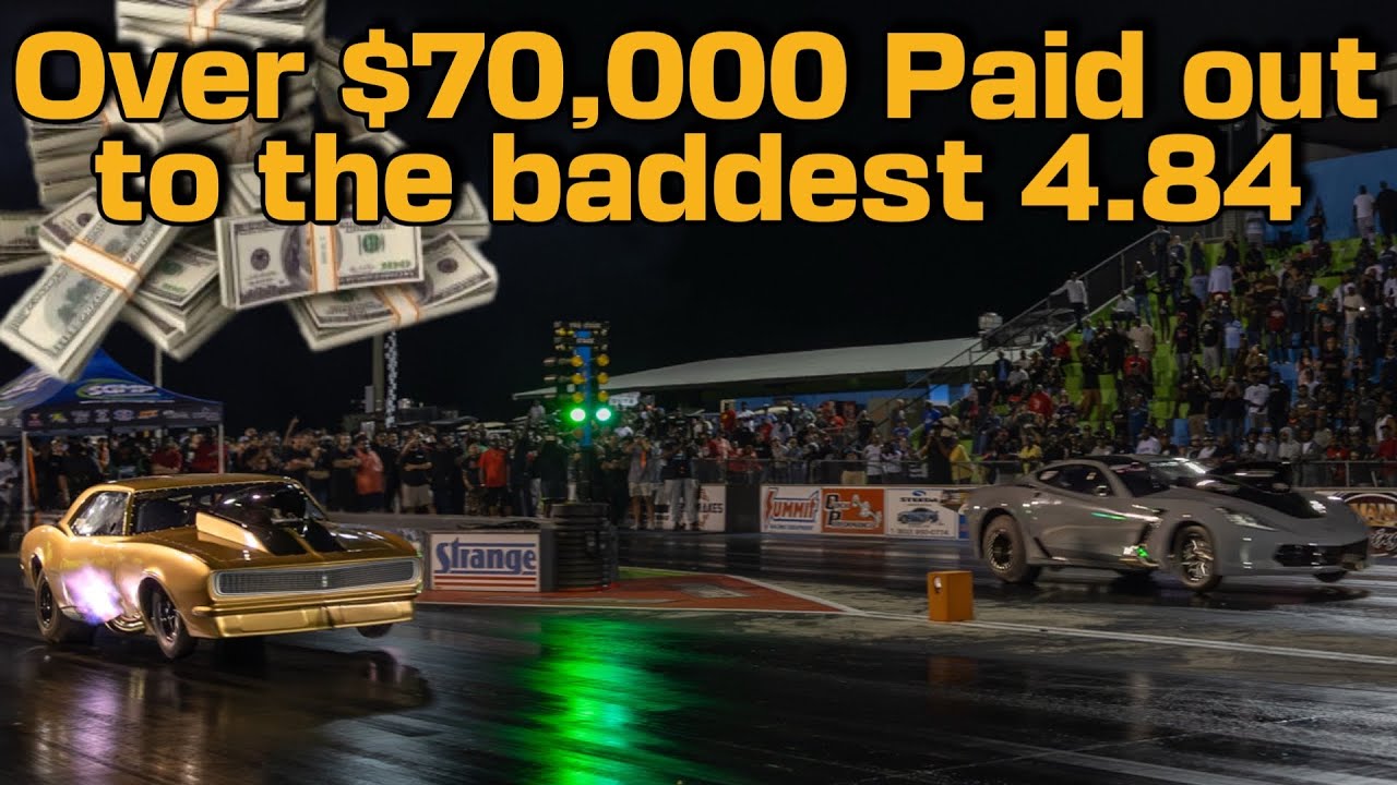 16 автомобилей 4.84 Nitrous/Small Block Boost соревнуются за 70 000 долларов на финале 2025 года ...
