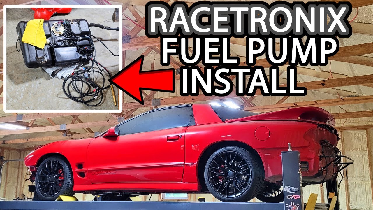 Installing Racetronix Fuel System in the WS6 Trans Am (Securing Transmission Cooler Lines)