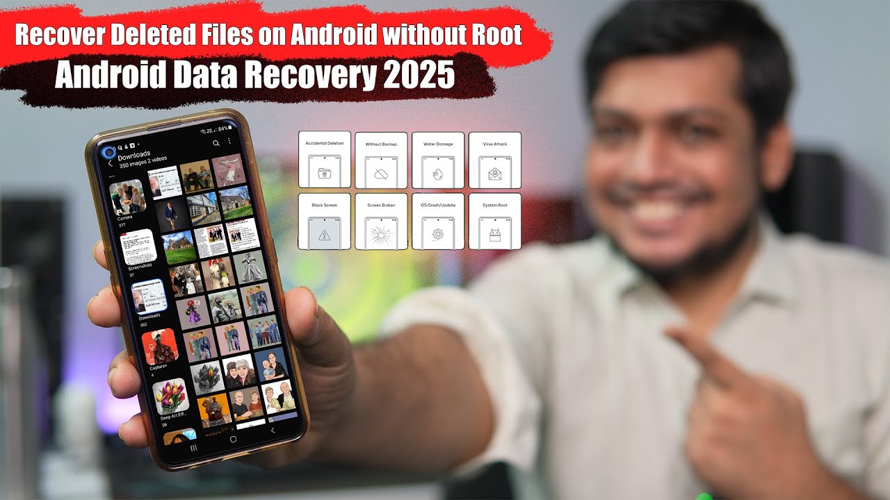 How to Recover Deleted Files on Android without Backup | Android Data Recovery 2025