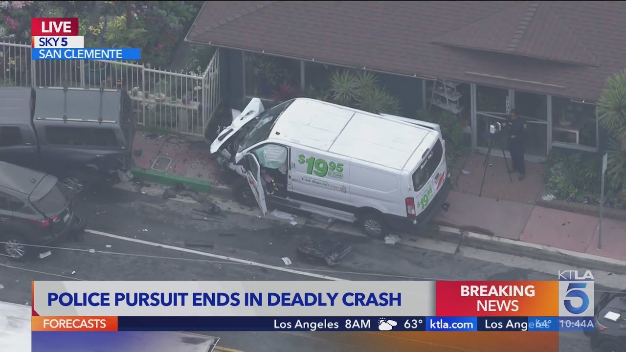 O.C. pursuit of stolen U-Haul ends in deadly crash, 2 in custody