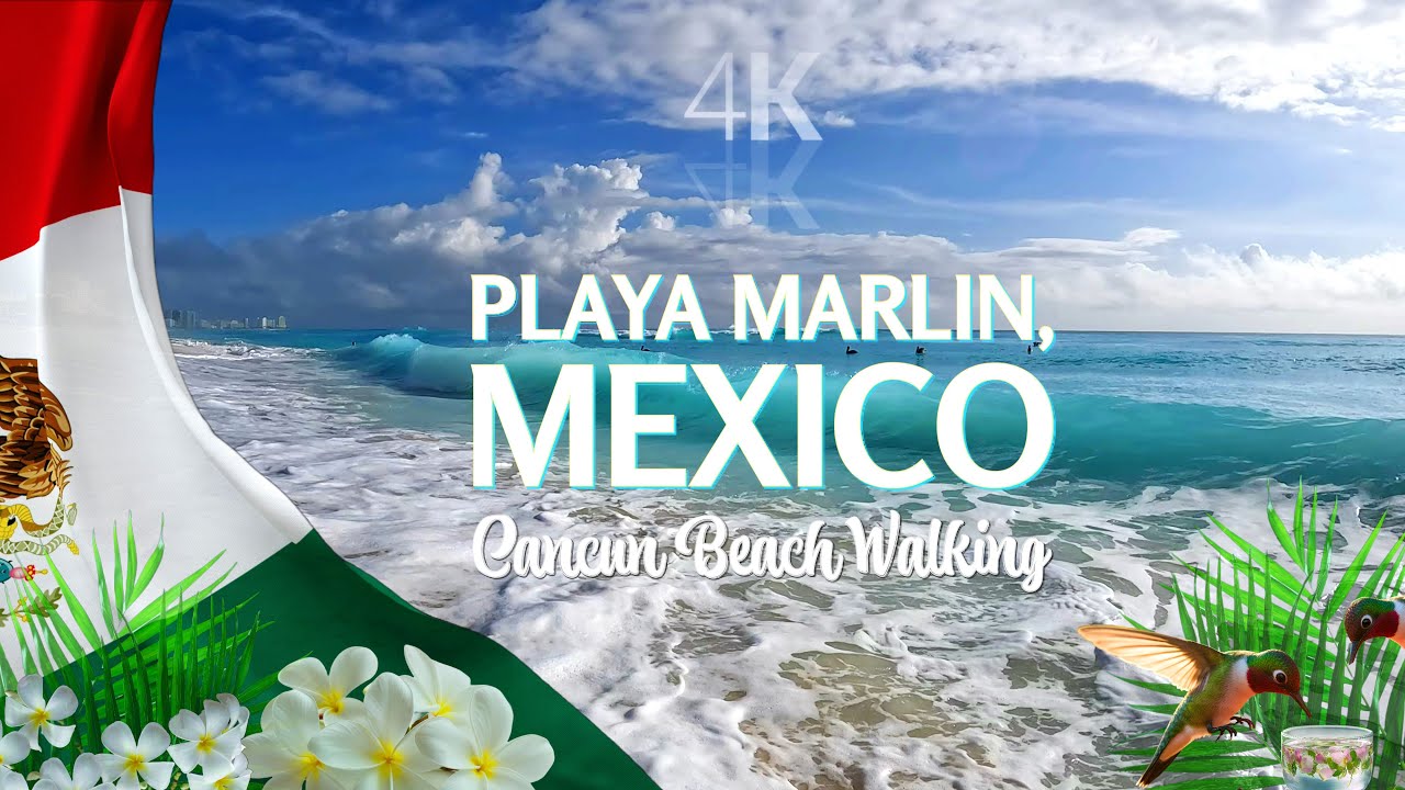 Playa Marlin - Turquoise Waters and White Sand Like Nowhere Else! Cancun, Mexico