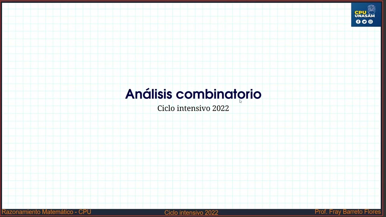 análisis combinatorio - CPU 2022
