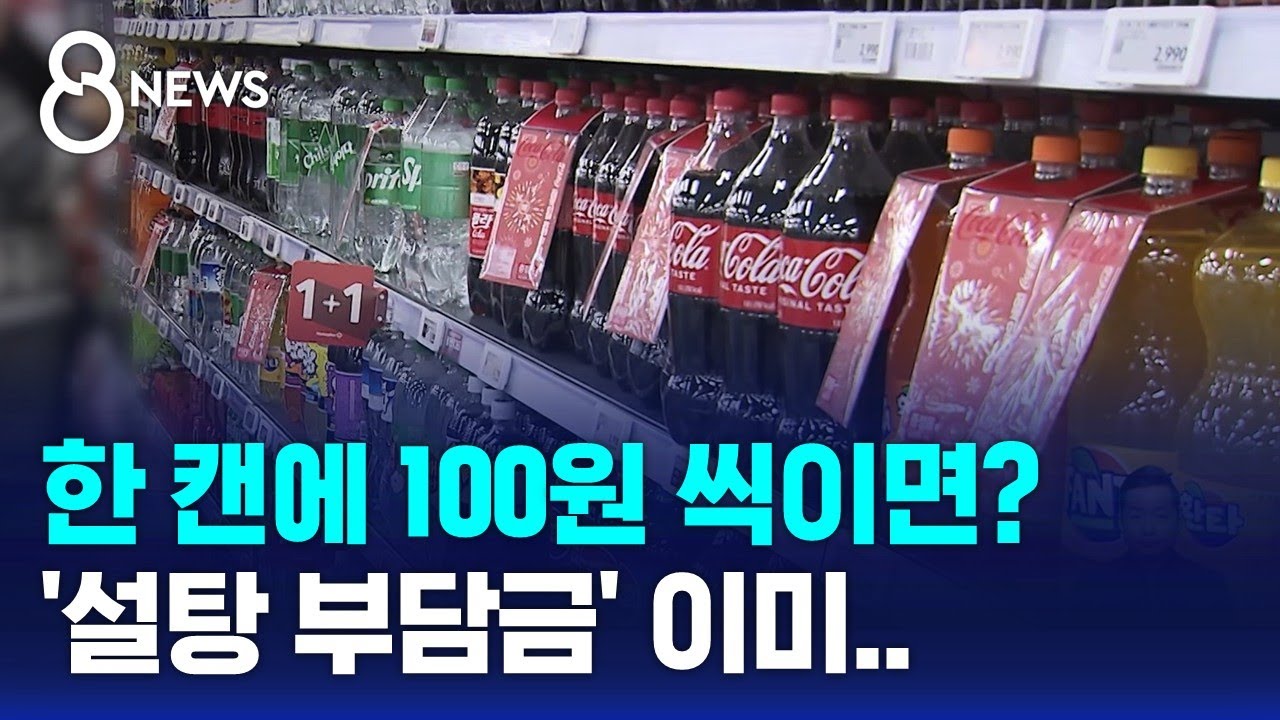 비만 잡으려다 줄줄이 인상?…설탕에 추가금 얼마나 / SBS 8뉴스