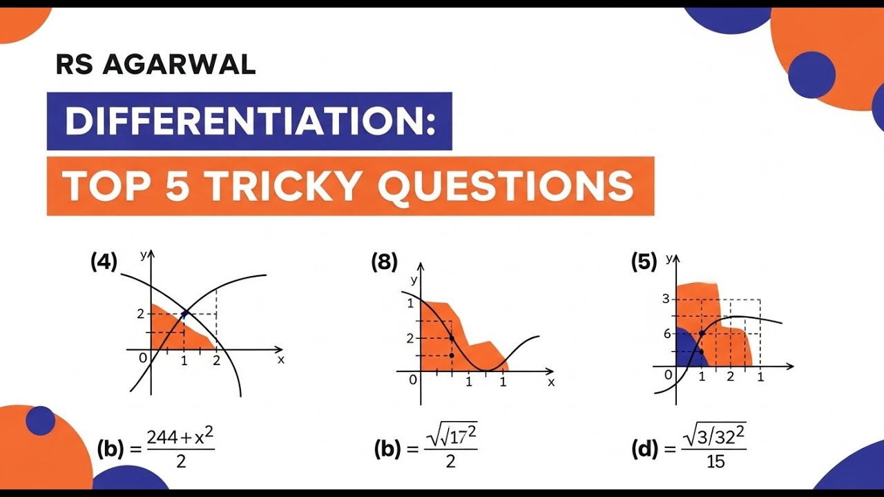 Master RS Agarwal Differentiation: Chain Rule Secrets And Practice #mathematics #calculas #abhinav