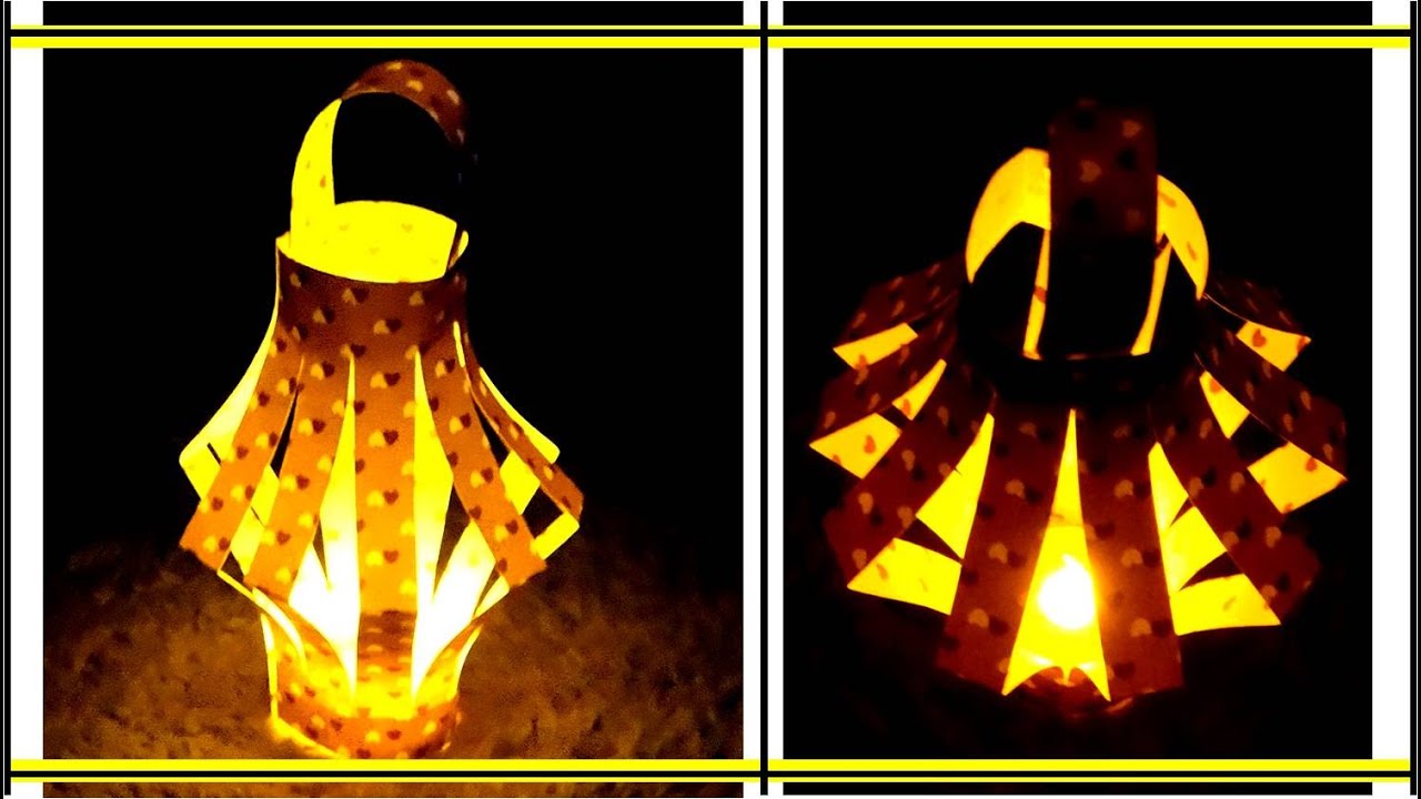DIY: LAMPARINA DE PAPEL (F&Aacute;CIL) | IDEIAS DIY!