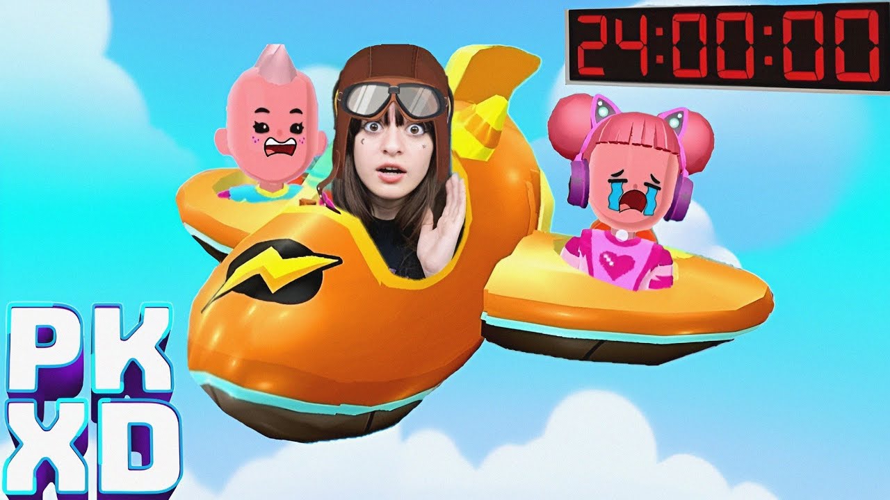 PK XD 24 SAAT UÇAK'DA KALDIK SON ÇIKAN KAZANIR ! ÖDÜLLÜ !! |PK XD 24 HOURS ON THE AIRCRAFT| ÖZGÜŞ TV
