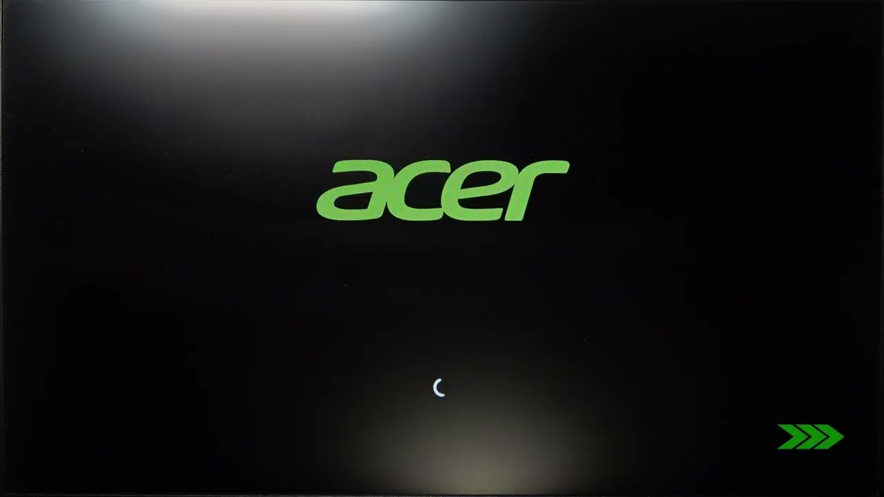 Процесс настройки ACER Aspire 3