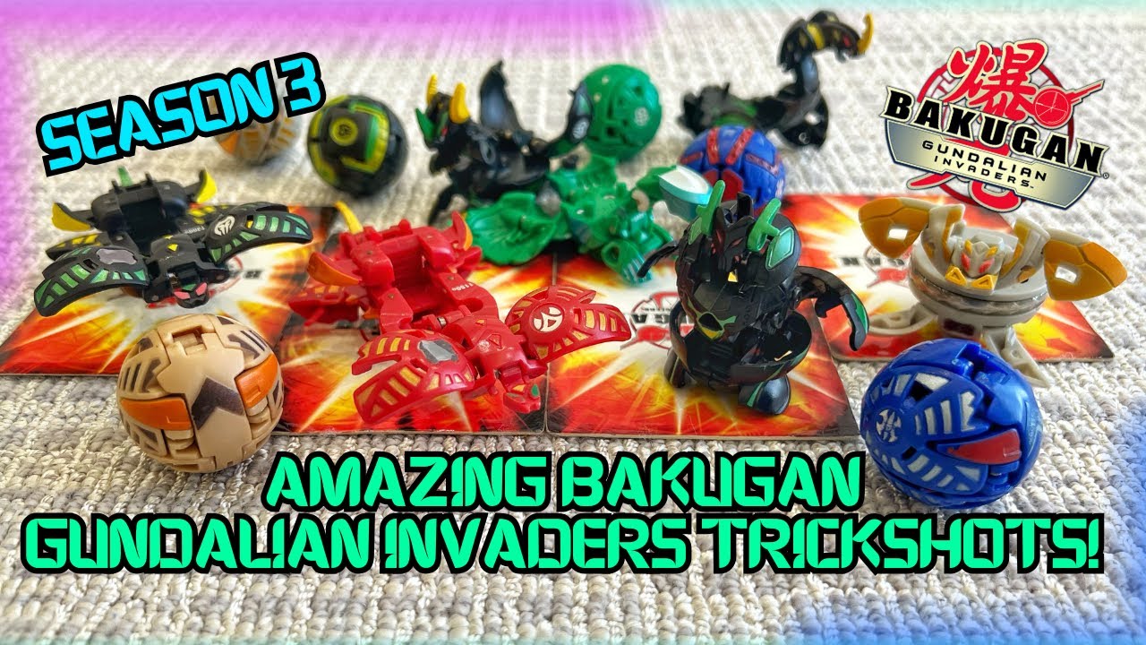 AMAZING BAKUGAN GUNDALIAN INVADERS TRICKSHOTS!