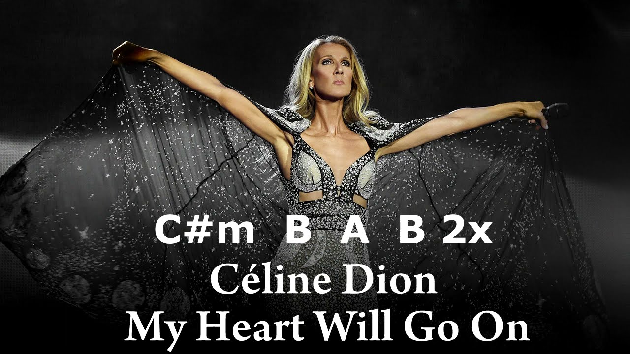 Cifra, Letra e Musica - Celine Dion - My Heart Will Go On