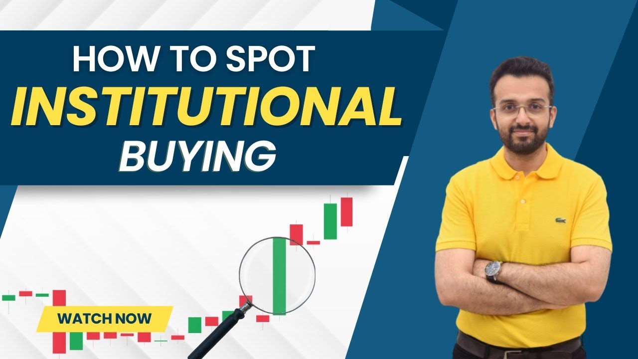 How to Spot Institutional Buying🏦 | Investor's Cheatsheet